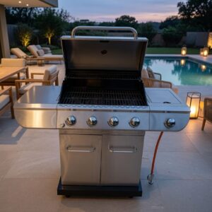 Makro Saturn 610 Freestanding Gas Barbecue / Patio Braai