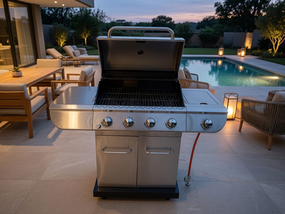 Makro Saturn 610 Freestanding Gas Barbecue / Patio Braai