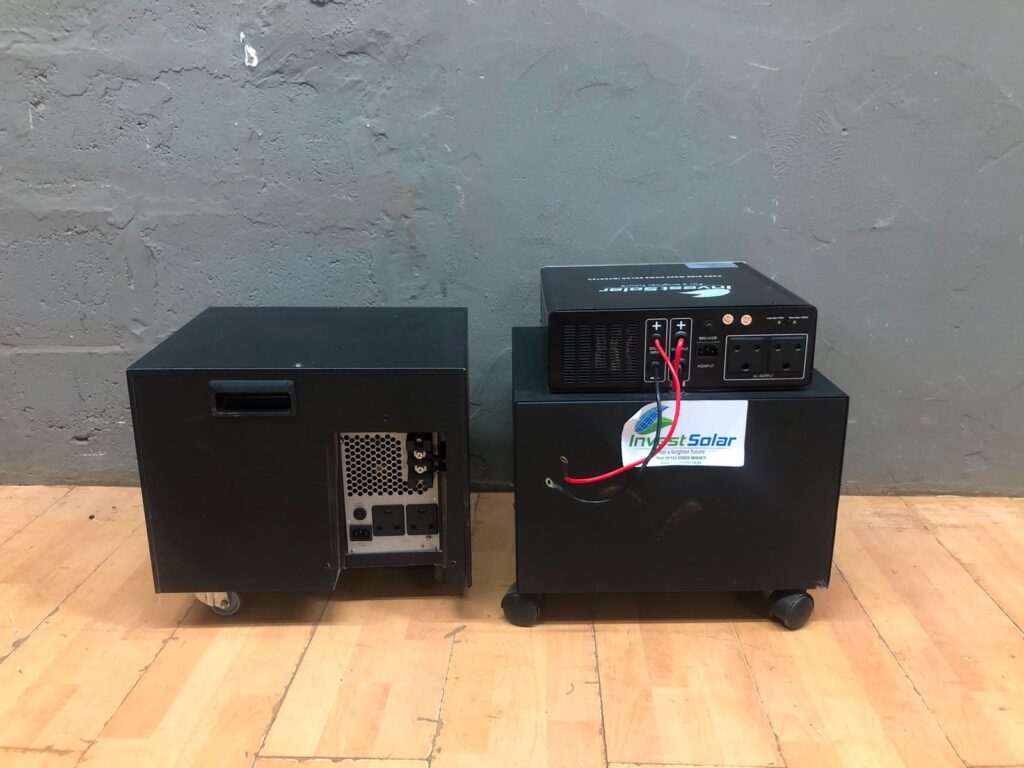 Invest Solar SKN-MAS-2000VA Inverter & Battery Backup System (Not Working, Spares/Repair)