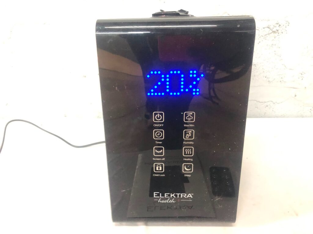 Elektra Health+ Humidifier Model 8073 with Remote & Manual – Good Condition