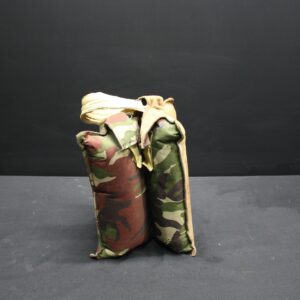 Camo Sandbag Rifle Rest / Shooting Bag with Carry Strap and Dual Pouches