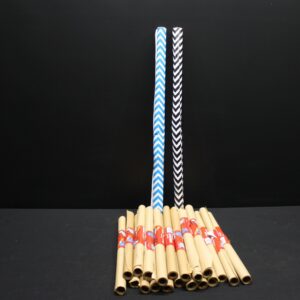 Bundle of approx. 18-20 Wrapping Paper Rolls — Mostly Brown Kraft + 2 Patterned Rolls