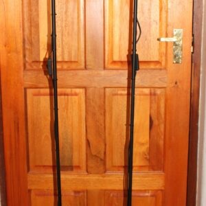 Pair of Slender Black Floor Lamps (Approx. 150cm) – Set of 2