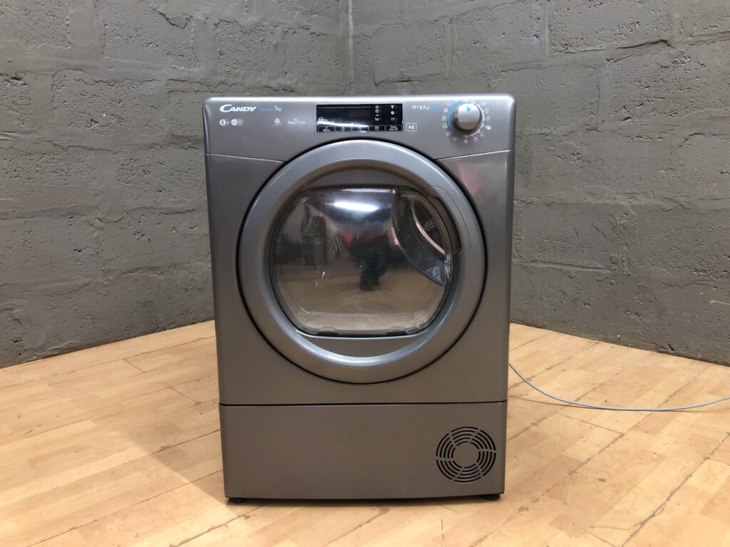 Candy Front-Load Clothes Dryer, Grey Metallic — 1 Unit