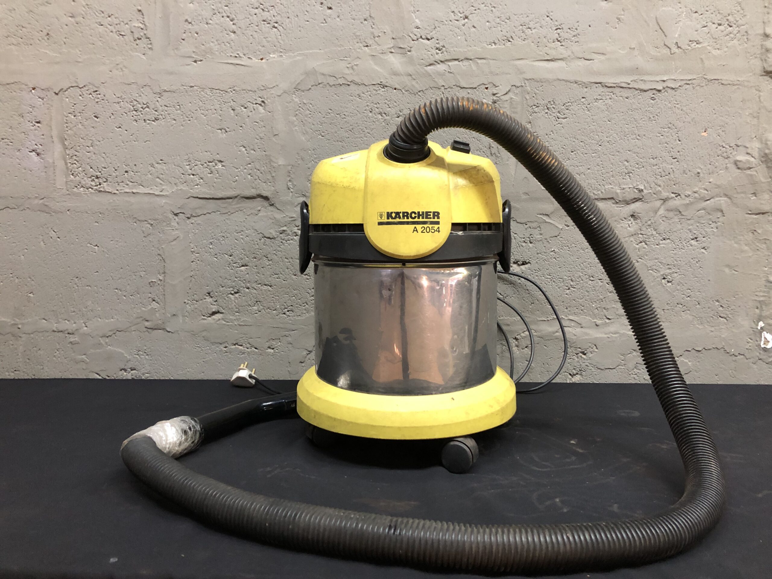 Kärcher A 2054 Canister Vacuum Cleaner (Yellow & Stainless-steel)