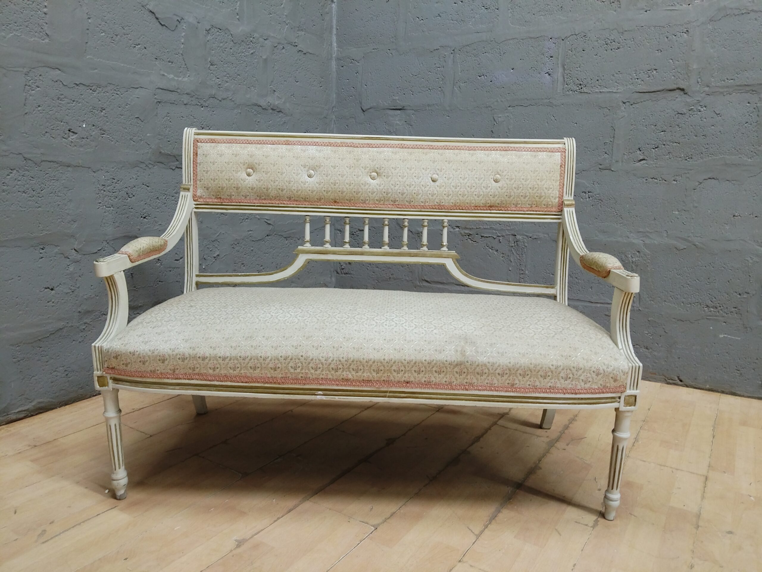 1960’s Gustavian Style Sofa / Bench, 114cm Length