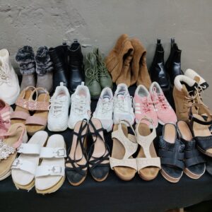 Assorted Women's Shoes & Sandals – Mixed Lot (about 20 pairs)
