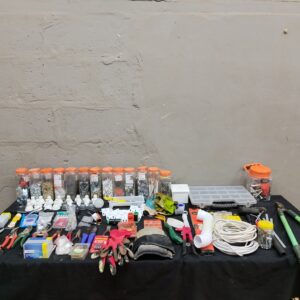 Mixed Lot of Hand Tools, Fasteners & Small Hardware — Approx. 40–60 Pieces
