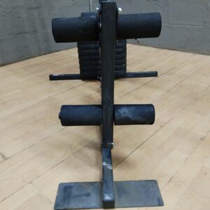 Used multi-gym home gym machine labelled 'POWER GYM 1.0' — bench, weight stack & pulleys