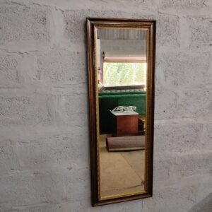 Full-length Wall Mirror with Decorative Wooden-look Frame