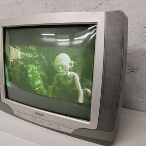 Sansui SV2918 CRT Television — Powers On, Green Tint & Horizontal Banding