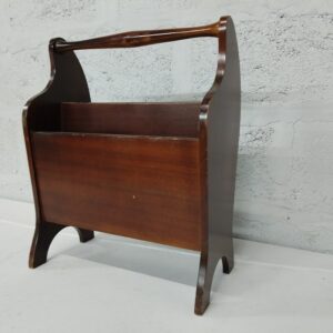 Small Brown Handled Storage Rack / Stand — Single, Compact 40×21×50 cm