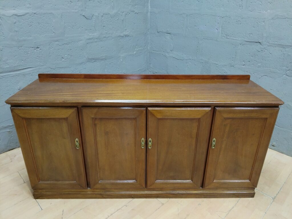 Wood Sideboard / Buffet Cabinet – 4 Doors, 2 Top Drawers, 180cm
