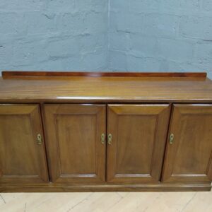 Wood Sideboard / Buffet Cabinet – 4 Doors, 2 Top Drawers, 180cm