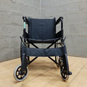 MEDIC+ Manual Wheelchair with Large Rear Wheels, Armrests & Footrests