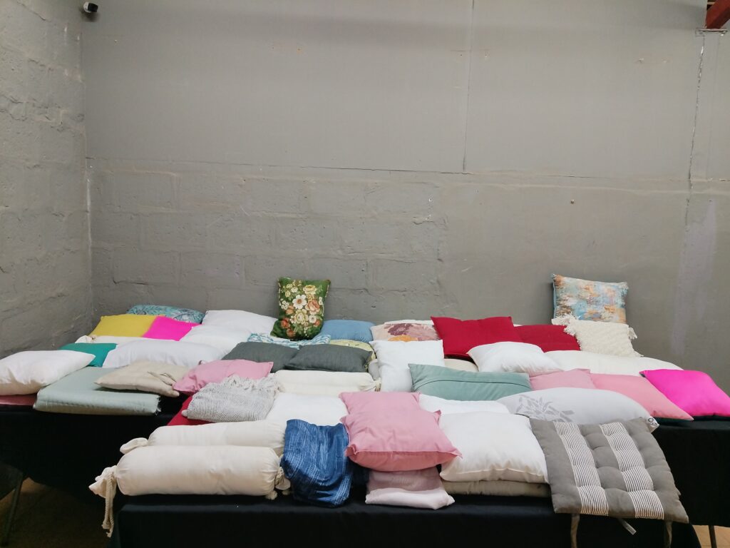 Mixed Lot of Assorted Cushions & Bolsters (Approx. 20) – Various Colours