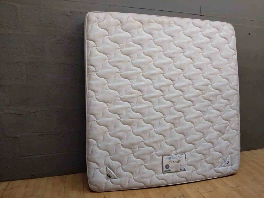 Cloud Nine CLASSIC King-Size Foam Mattress with Visible Staining