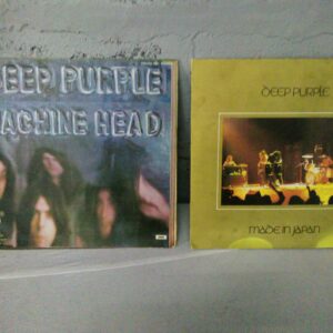 Pair of Deep Purple Vinyl LPs — Machine Head & Made In Japan (2 LPs, sleeves)