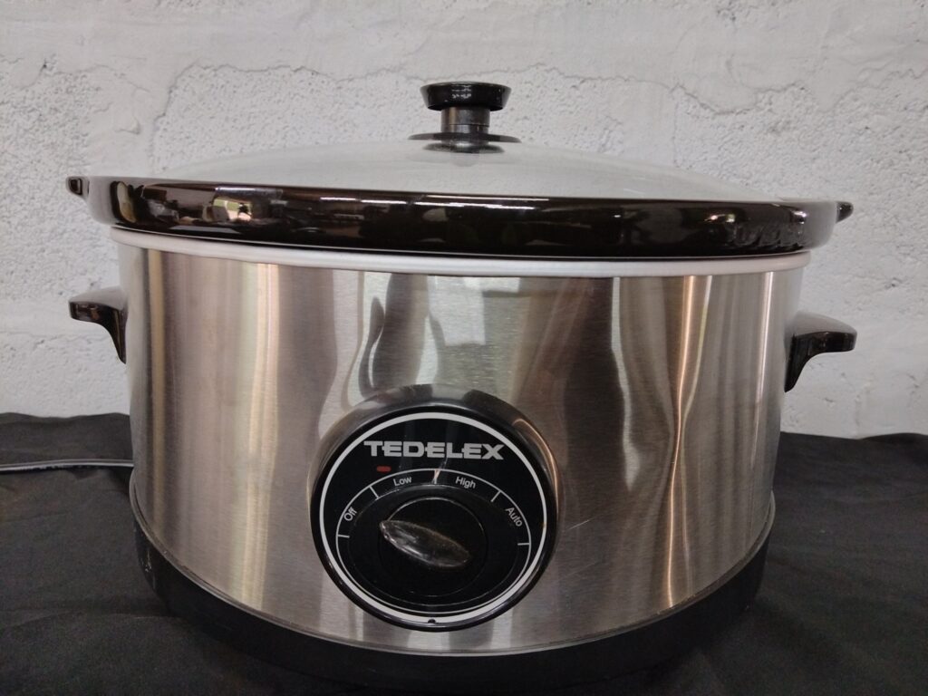 TEDELEX TXSS 6L Slow Cooker – Complete, Good Condition