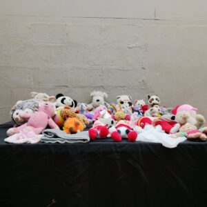 Bulk Lot of Assorted Soft Toys & Plush Dolls (Approx. 40) – Disney, Sonic, Animals & More