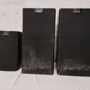 KEF Q-Series Speaker Set: 2 Floorstanders & 1 Q10 Bookshelf – Needs Cleaning