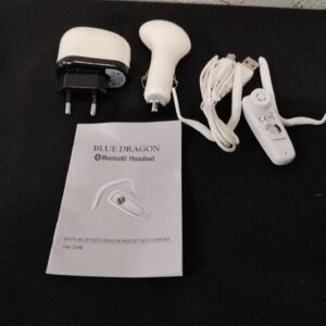 Blue Dragon Bluetooth Headset Set with Wall & Car Chargers – Working with Faults