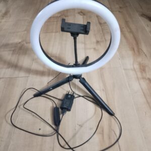 LED Ring Light with Tripod Stand and Phone Holder – Complete, Working