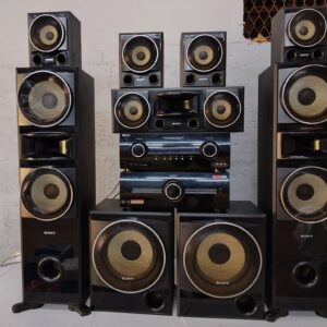 Sony Multi-Channel Home Theater Audio System – STR-KM7600 AV Receiver, TA-KMSW500 Power Amplifier & Full Speaker Set