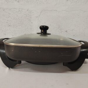 Mellerware Electric Frying Pan / Skillet with Glass Lid and Temp Control (tested working)