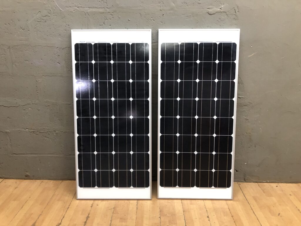 Pair of Infinity New Energy INE-130M Photovoltaic Solar Panels (Set of 2)