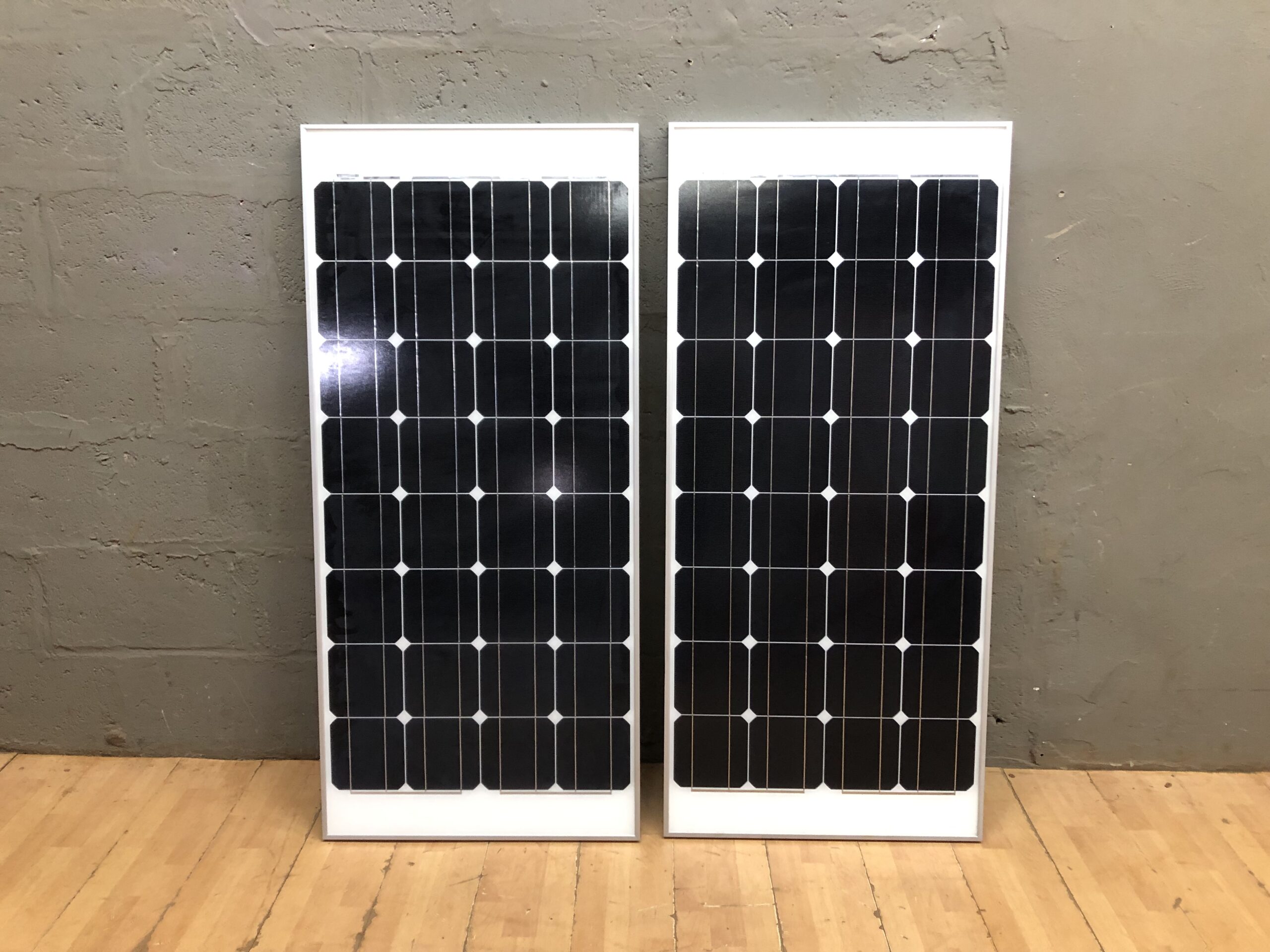Pair of Infinity New Energy INE-130M Photovoltaic Solar Panels (Set of 2)