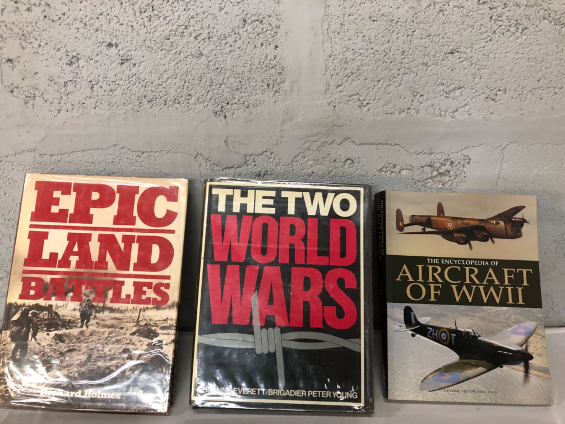 Bulk Lot of 6 Military History & Aircraft Books – Holmes, Everett, Fowler, Taylor, Gunston
