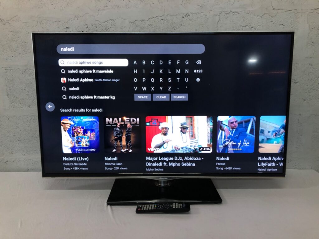 Hisense 50″ LED TV (Model LEDN50K610X3DS) with Remote – 100% Working