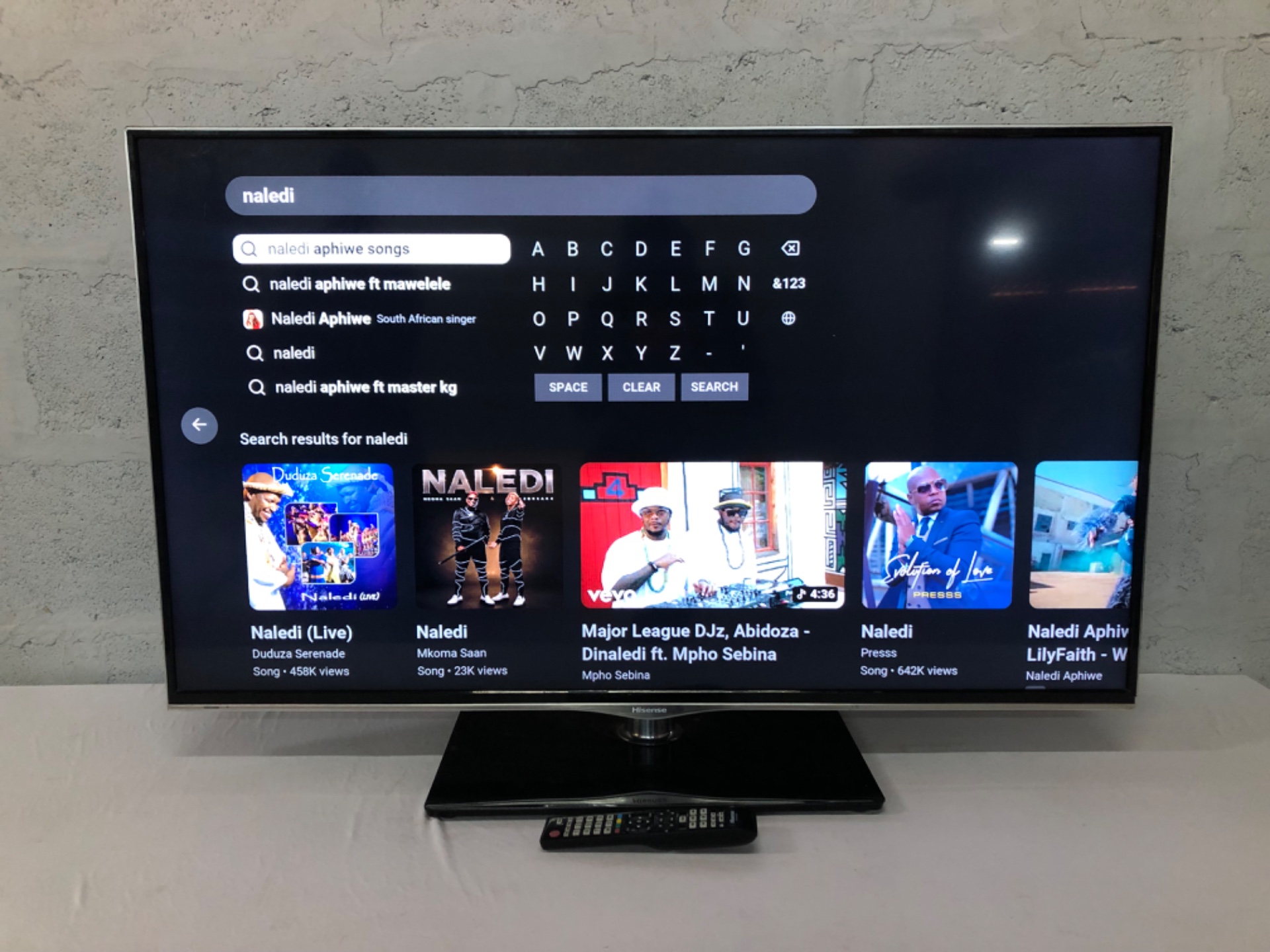 Hisense 50″ LED TV (Model LEDN50K610X3DS) with Remote – 100% Working