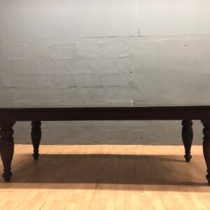 Large Wooden Dining Table with Turned Legs – 250 x 110 cm