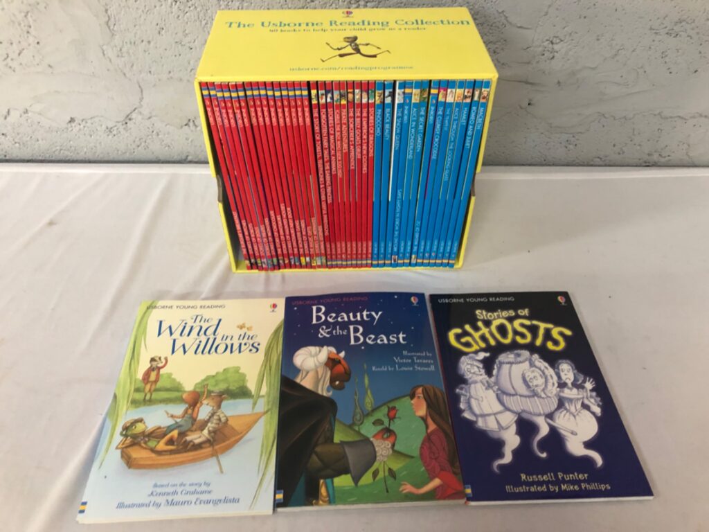 Usborne Reading Collection Box Set – 40 Children’s Books (Complete Set, Good Used)