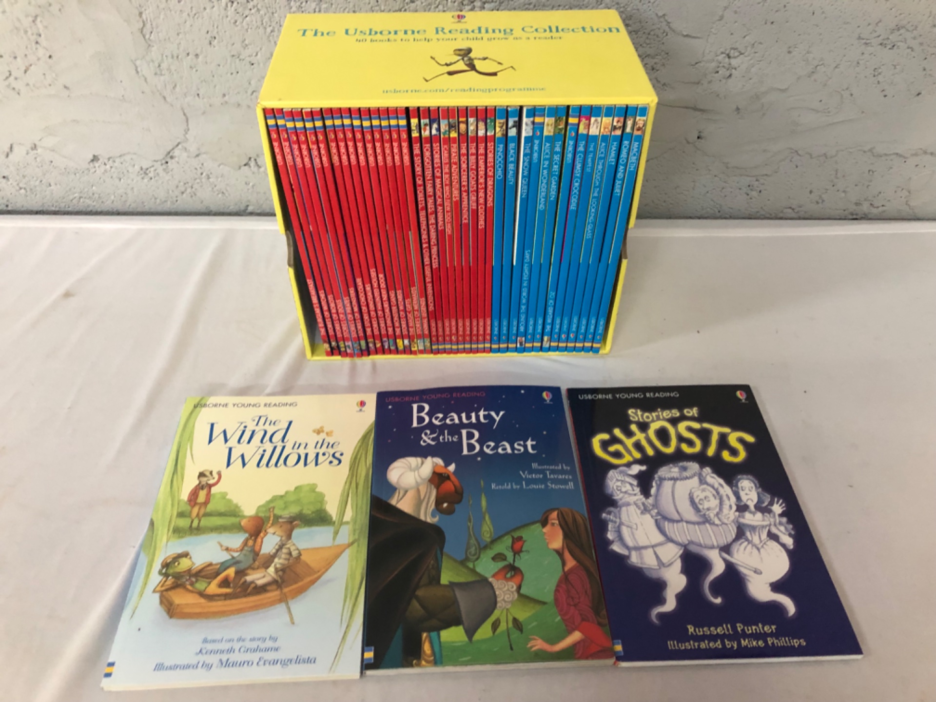 Usborne Reading Collection Box Set – 40 Children’s Books (Complete Set, Good Used)