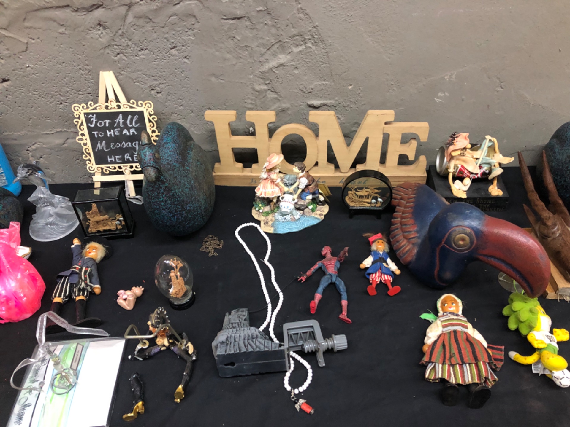 Bulk Lot of 32 Assorted Ornaments, Figurines, Toys & Decorative Items – Mixed Condition