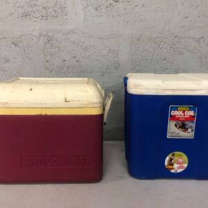 Pair of 28L Cool Boxes – Willow 28 & Addis Cool Cat – Used, Needs Cleaning