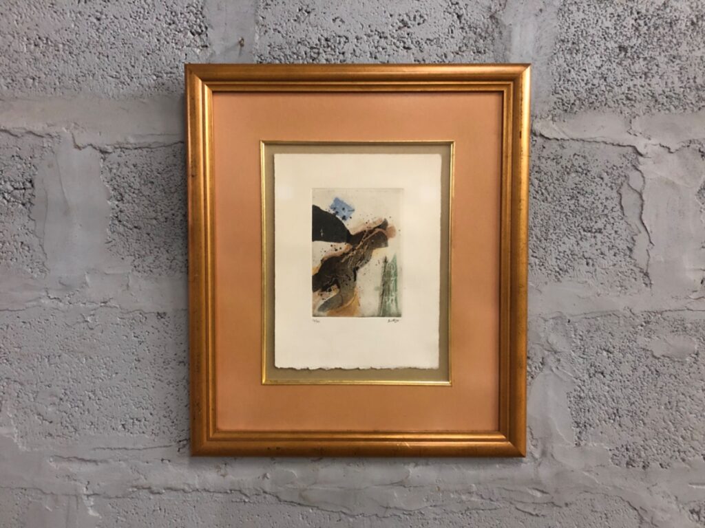 Framed Abstract Limited Edition Print, Signed and Numbered 16/50