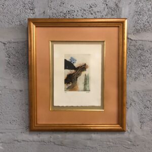 Framed Abstract Limited Edition Print, Signed and Numbered 16/50