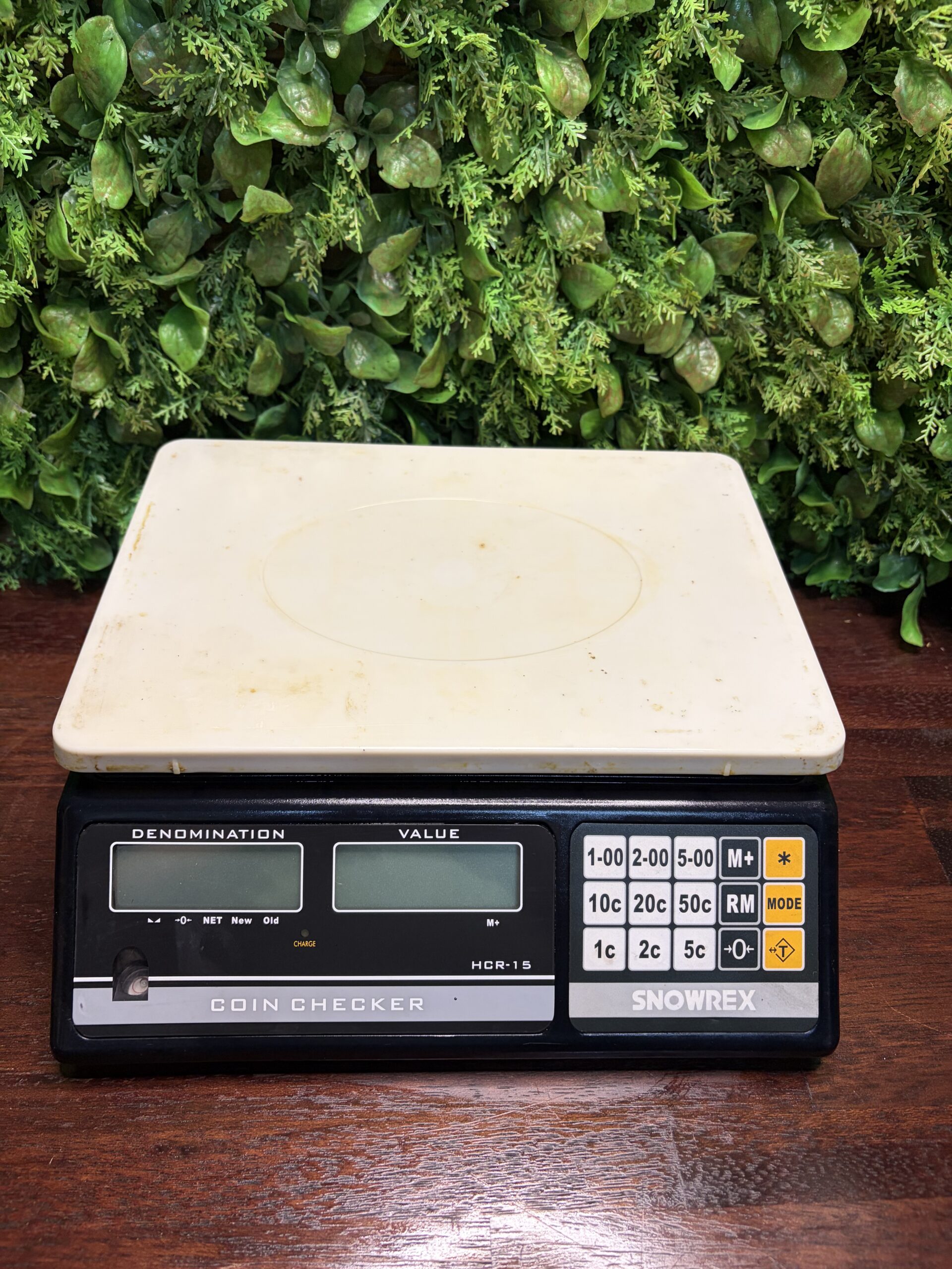 SNOWREX HCR-15 Coin Counting Scale / Coin Checker (untested)