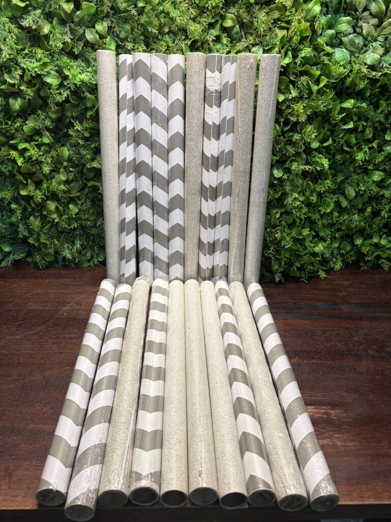 Lot of 20 Contact Adhesive Rolls – Mixed Chevron & Silver/Glitter Finishes