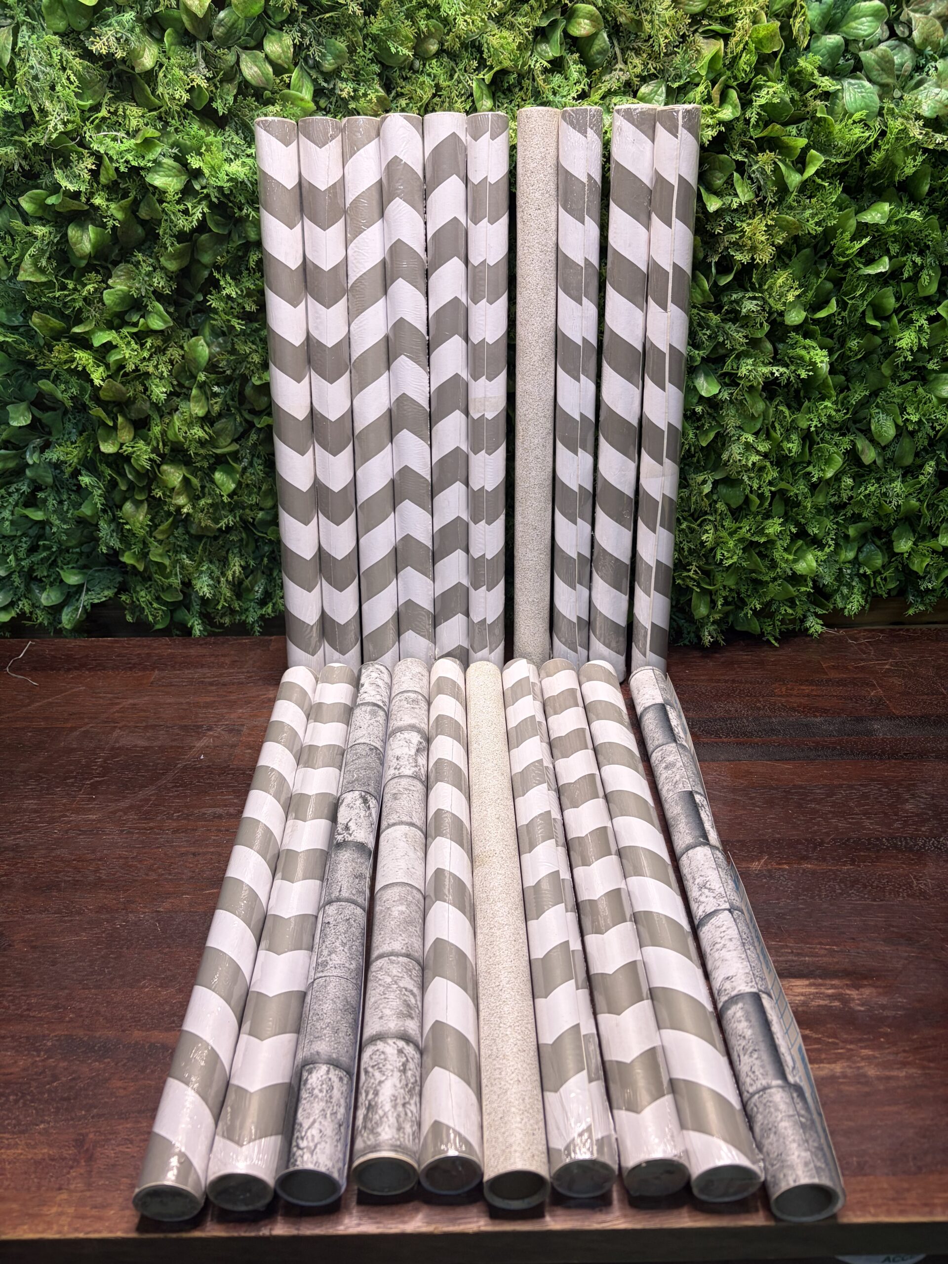 Lot of 20 Patterned Contact Adhesive Rolls (Shelf Liner / Contact Paper)