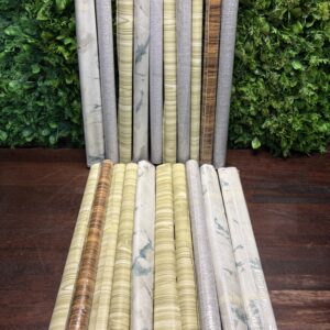 Lot of 20 Rolls: Contact Adhesive / Contact Paper Assorted Patterns