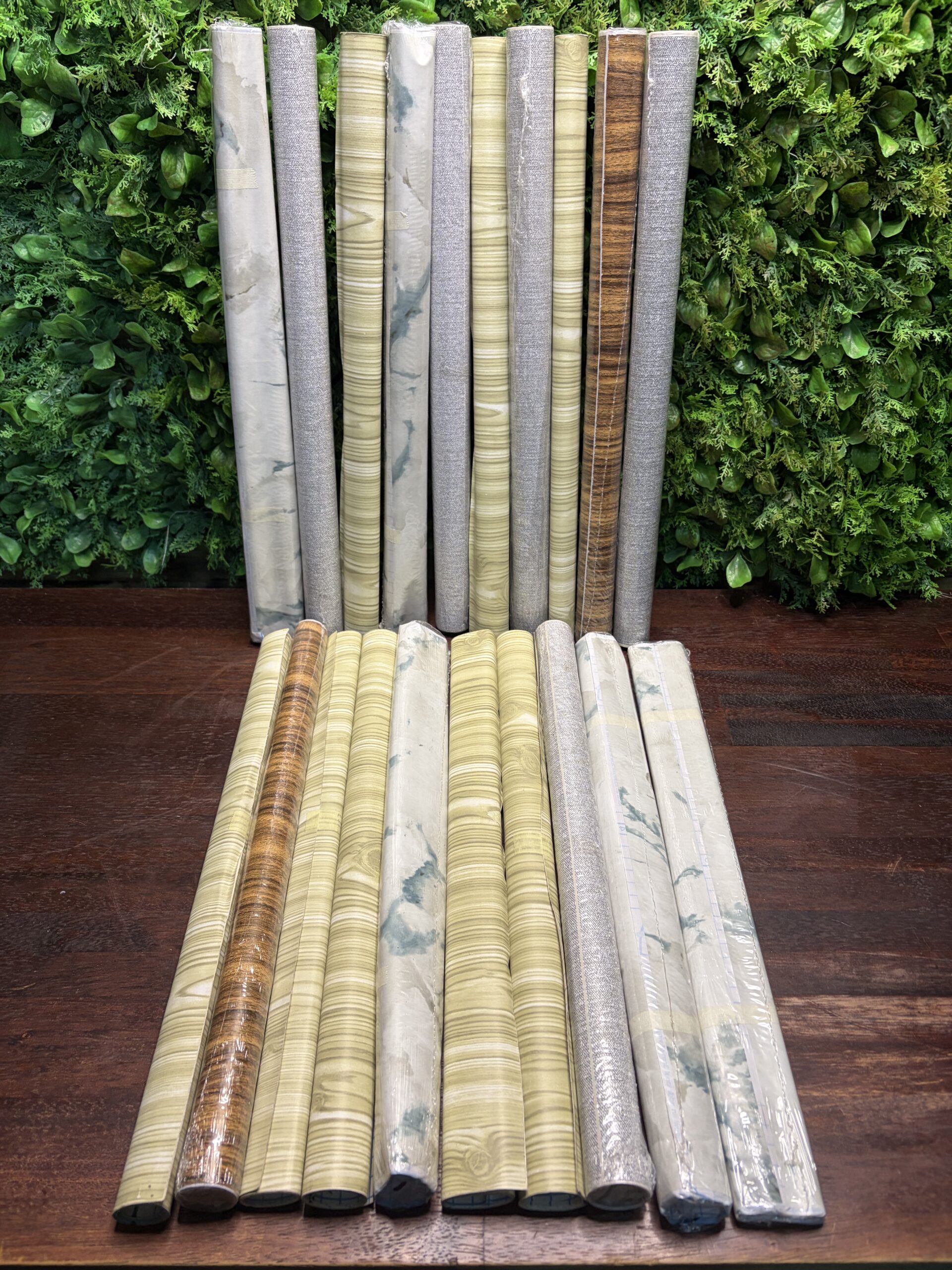 Lot of 20 Rolls: Contact Adhesive / Contact Paper Assorted Patterns