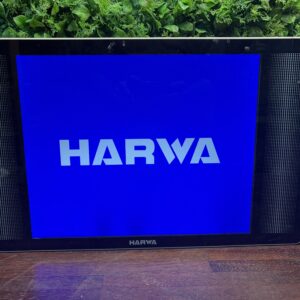 Harwa 1x LED/LCD TV – Display Powers On, Bezel Scuffs, Buttons Reported Iffy