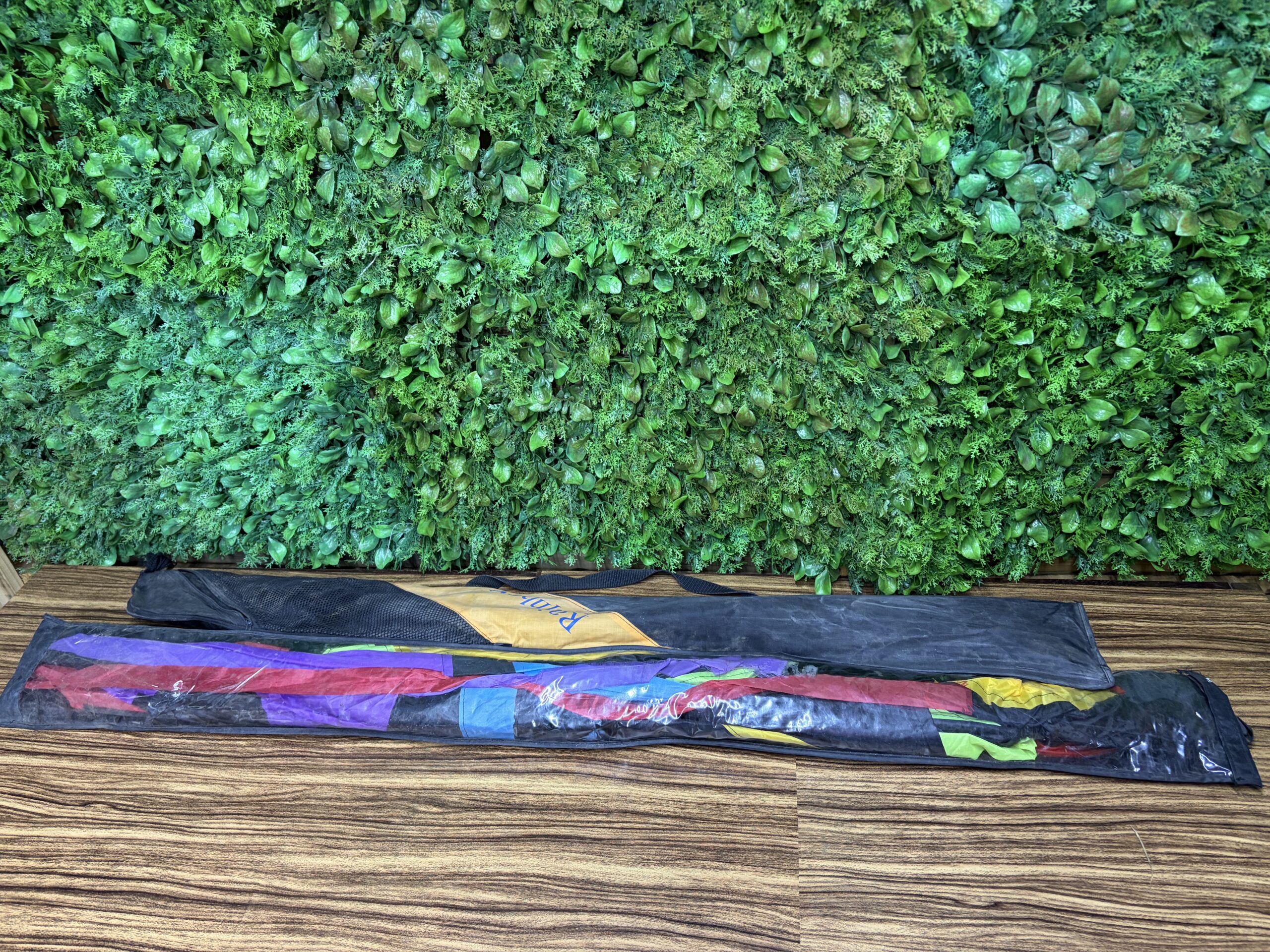 Pair of Long Bagged Kites — Colourful Fabric Kites in Protective Bags (2pcs)