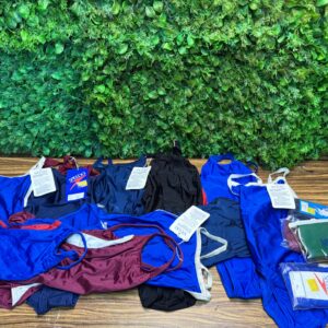 Bulk Lot of Brand New Women's Speedo Swimsuits & Swim Caps (Approx. 15 Pieces)