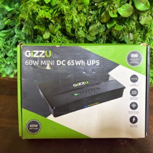 Gizzu 60W MINI DC 65Wh UPS — portable DC UPS (untested, in box)